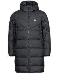 mens nike long puffer jacket