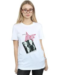 David Bowie - T-shirt Serious Moonlight Tour 83 - Lyst