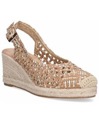 Etika - Espadrilles Espadrille À Talon Compensé - Lyst