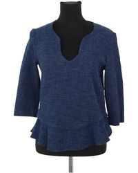 Ba&sh - Blouses Blouse En Coton Bleue - Lyst