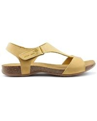 Interbios - Sandales plates 4420 mostaza - Lyst