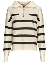 Vero Moda - Pullover Vmsaba Stripe Ls Highneck Blouse Ga Noos - Lyst