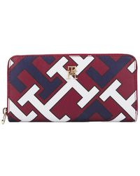 Tommy Hilfiger Portemonnee Aw0aw14003 - Paars