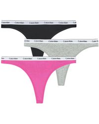 Calvin Klein - Strings Thong X3 - Lyst