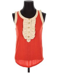 Marc Jacobs - Blouses Top sans manche en coton - Lyst