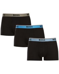 BOSS - Boxers Cotton Stretch 3 Pack Power Trunks - Lyst