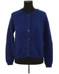 Bellerose - Gilet Cardigan marine - Lyst