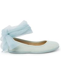 Pisamonas - Ballerines Ballerines Lin Bracelet Nœud Tulle - Lyst