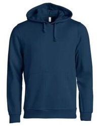 C-Clique - Sweat-shirt SWEATSHIRT BASIC HOODY - BLEU FONCE - L - Lyst
