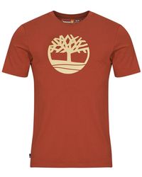 Timberland - T-Shirt Kennebec River Tree Logo Short Sleeve Tee - Lyst