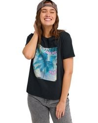 Roxy - T-shirt Oceanregular Poster - Lyst