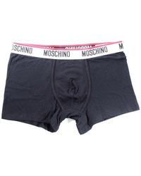 MOSCHINO Men/'s Boxer TRUNKS Noir XS S M L XL XXL Boîte sous-vêtements en vente!!!