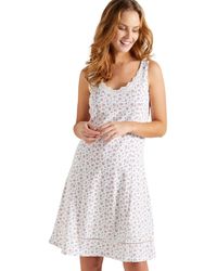 Daxon - Robe by - Fond de robe en pur coton long 100cm - Lyst