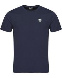 EA7 - T-Shirt Korte Mouw Train Premium Shield Tee 8Npt16 - Lyst