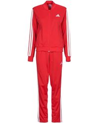 adidas - Trainingspak Essentials 3-Stripes Track Suit - Lyst