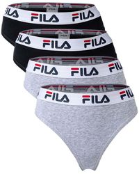 Fila - Logo élastique en coton - Qualité - Lyst