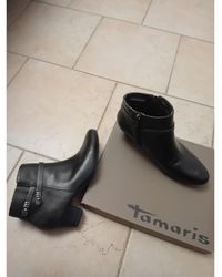 Tamaris - Bottines Boots Noirs - Lyst