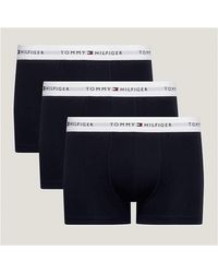 Tommy Hilfiger - Slips Lot de 3 boxers noirs en coton bio - Lyst