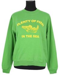 Roseanna - Sweat-shirt Sweatshirt en coton vert - Lyst