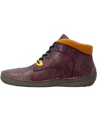 Rieker - Bottines Basket Montante À Lacets Raposa - Lyst