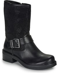 Chattawak Victoria Mid Boots - Black