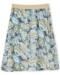 Daxon - Jupes by - Jupe courte élastiquée en voile - Lyst