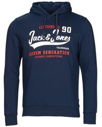 Dames Kleding voor voor heren Kleding voor sport Jack & Jones Sweater in het Blauw gym en workout voor heren Sweaters 
