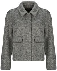 ONLY - Windjack Onlsanne Boucle Short - Lyst