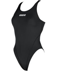 Arena Badpak W Solid Swim Tech High - Zwart
