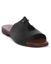 NUOVA CUOIERIA - Sandales plates NERO - Lyst
