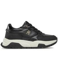 Tommy Hilfiger - Derbies LOW CUT LACE-UP SNEAKER 1269999-BLACK T3A9-33003 - Lyst