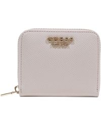 Guess - Portefeuille LAUREL II SLG SMALL ZIP AROUND SWZG74 59137 - Lyst