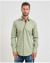 BOSS - Chemise Chemise Hank Kent vert - Lyst