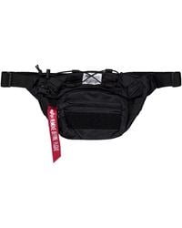 Alpha Industries - Sac Bandouliere Tactical Waist Bag - black - Lyst