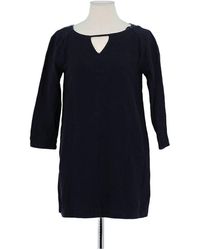 Ba&sh - Robe courte Robe en coton noire - Lyst