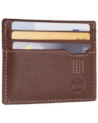 Timberland Leer Blix Minimalist Slim Money Clip Wallet in het Bruin voor heren Heren Accessoires voor voor Portemonnees en kaarthouders voor 