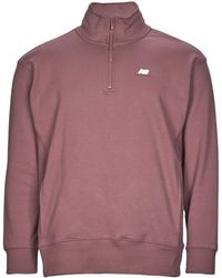 New Balance - Felpa Athletics 90's 1/4 Zip Mock Sweatshirt - Lyst