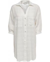 ONLY - Blouses Shirt Naja S/S - Bright White - Lyst