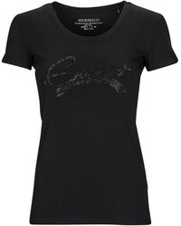 Guess - T-shirt SS RN ADELINA TEE - Lyst
