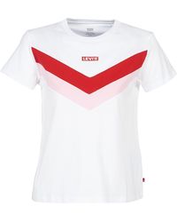 Levi's T-shirt Korte Mouw Levis Florence Tee - Wit