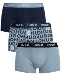 BOSS - Boxers Trunk 3-Pack - Lyst