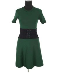 Sandro - Robe Courte Robe Verte - Lyst