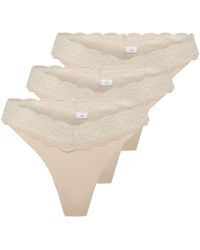 ONLY - Strings String Paquet de 3 ONLCHLOE LACE THONG - Lyst