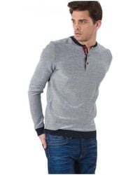 Kaporal - Gilet Pull Dety Patrio Gris Chiné - Lyst