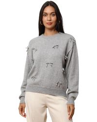 La Modeuse - Pull Pulls pour - Gris clair - Lyst