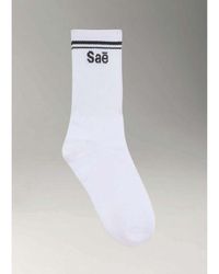 saē paris - Chaussettes Chaussettes Merzu blanches - Lyst