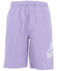 Nike - Short M nk club alumni ft short - Lyst