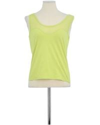 Max Mara - Blouses Top Sans Manche En Coton - Lyst