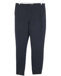 Sezane - Jeans Jean slim en coton noir - Lyst