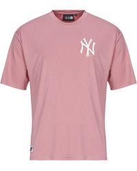KTZ - T-Shirt Korte Mouw League Essentials Tee New York Yankees - Lyst